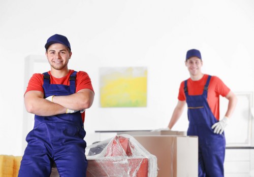 Local removals team planning a move in Eastham residential streets